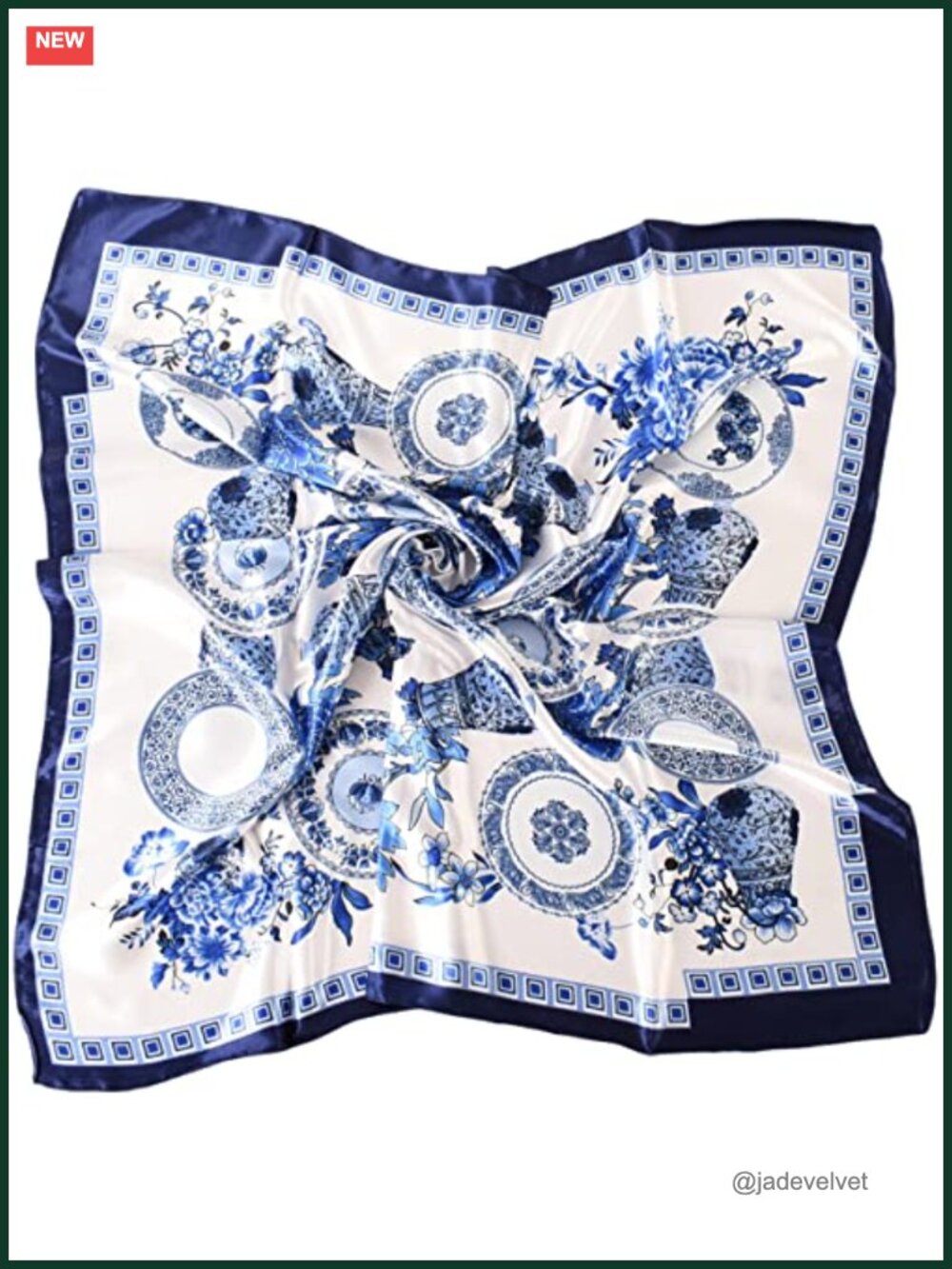 35x35 Silk Like Satin Scarf Head Wrap Neck Bandana Fashion Square Hair Scarf